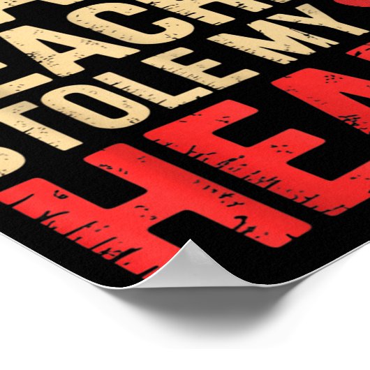 Funny Math A Super Hot Math Teacher Stole My Heart Poster (Hoek)