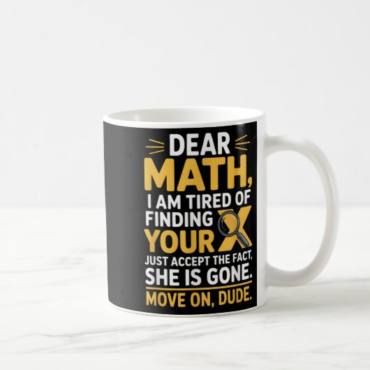 Funny Math Design For Boys Girls Math Teachers Men Koffiemok (Rechts)