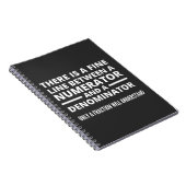Funny Math FINE LINE NUMERATOR DENOMINATOR Notitieboek (Rechterzijde)