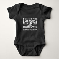Funny Math FINE LINE NUMERATOR DENOMINATOR