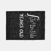 Funny Math Geek 50 Years Old 50th Birthday Integra Fleece Deken (Voorkant (Horizontaal))