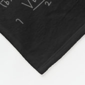 Funny Math Geek 50 Years Old 50th Birthday Integra Fleece Deken (Hoek)