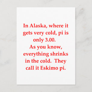 funny math joke briefkaart
