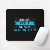 Funny Math Quote Back To School Girls Boys Teens Muismat (Met muis)