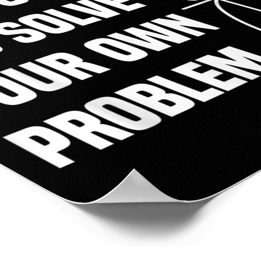 Funny Math Quote For Girls Boys Teens Men Women De Poster (Hoek)