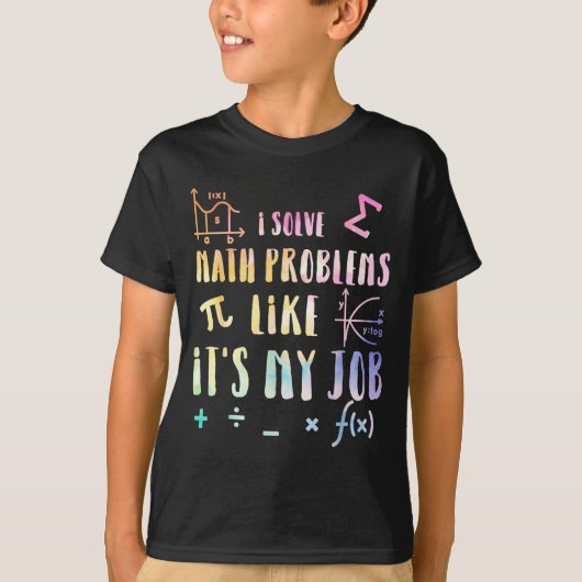 Funny Math Quote For Teacher Student Stem Geek Gif T-shirt (Voorkant)