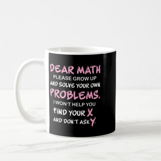 Funny Math Quote  Koffiemok (Links)