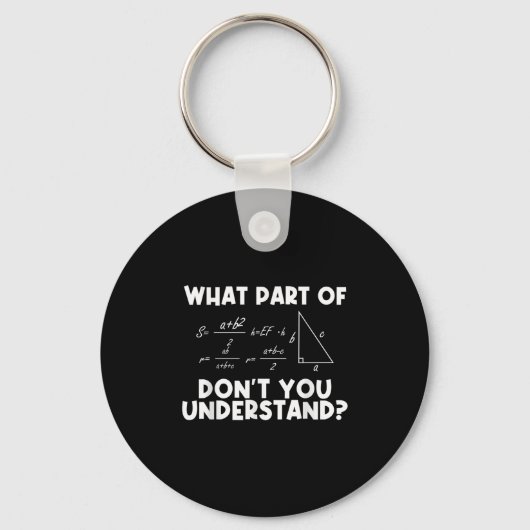 Funny Math Quote Mathematics Dear Math Teacher Sol Sleutelhanger (Voorkant)
