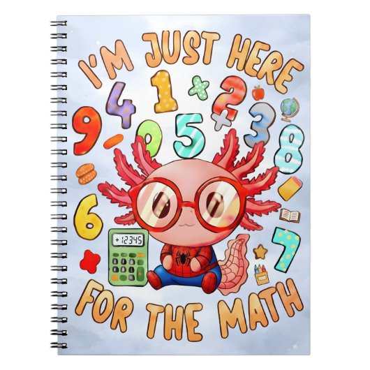 Funny Math Quote Notebook for Kids Notitieboek (Voorkant)
