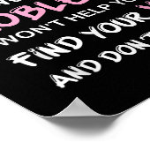 Funny Math Quote Poster (Hoek)