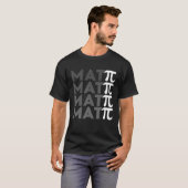 Funny Math Teacher And Pi Day. Funny Math Lover, P T-shirt (Voorkant volledig)