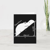 Funny Math Teacher,funny Hiptenuse,geometry Teache Kaart (Voorkant)