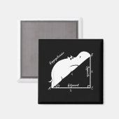 Funny Math Teacher,funny Hiptenuse,geometry Teache Magneet (Voorkant / Achterkant)