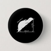 Funny Math Teacher,funny Hiptenuse,geometry Teache Ronde Button 5,7 Cm (Voorkant)