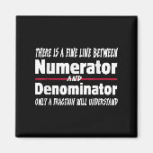 Funny Math Teacher Joke Men Women Fun Student Quot Magneet (Voorkant)