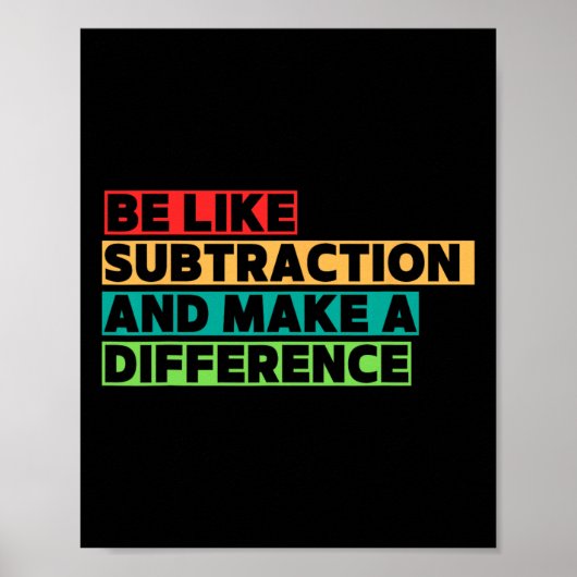 Funny Math Teacher Math Lover Quotes Student Mathe Poster (Voorkant)
