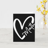 Funny Mathematician Teacher Kids Physicist I Love  Kaart (Gele Bloem)