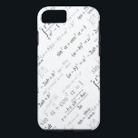 Funny Mathematics Formulas Wiskunde Geek Case-Mate iPhone Case<br><div class="desc">Je iPhone verdient een beetje decoratie. Bescherm uw iPhone in stijl met deze "Grappig wiskunde Formulas Wiskunde Geek" gepersonaliseerd hoesje! Als u meer aanpassing nodig hebt, klikt u op de "Pas deze&quot aan. knoop en gebruik ons ontwerphulpmiddel om jouw tekst, naam, of foto's aan creëer een uniek iPhone geval toe...</div>