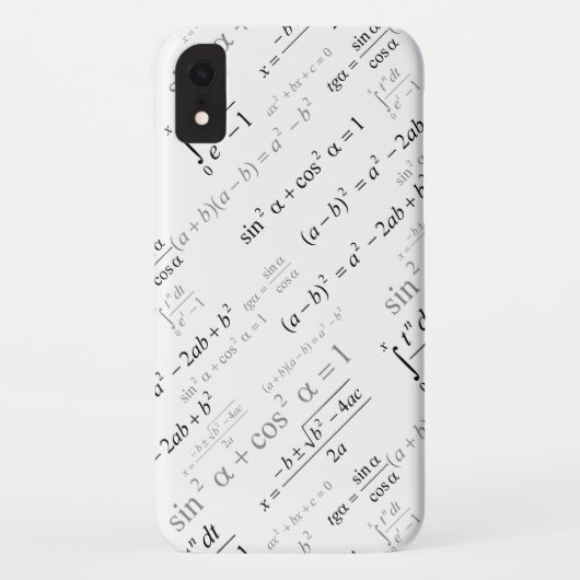Funny Mathematics Formulas Wiskunde Geek Case-Mate iPhone Case (Achterkant)