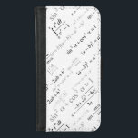 Funny Mathematics Formulas Wiskunde Geek iPhone 8/7 Portemonnee Hoesje<br><div class="desc">Grappig wiskundeformules Wiskunde Geek - Koel en uniek iPhone 6 Hoesje voor u.</div>