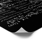 Funny Mathematics Quadratic Formula Wiskunde Probl Poster (Hoek)