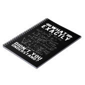 Funny Mathematicus Physicis Teacher Science Nerd Notitieboek (Linkerzijde)