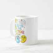 Funny Maths Numbers Doctor Joke Mug Koffiemok (Voorkant links)