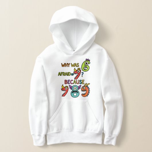 Funny Maths Numbers Hoodie for Kids (Laagn)