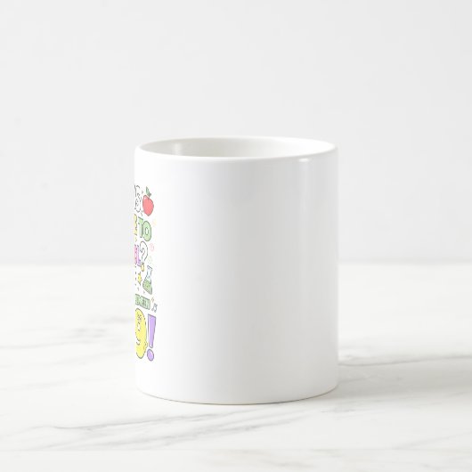 Funny Maths Numbers Joke Mug for School Koffiemok (Center)
