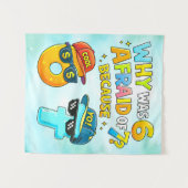 Funny Maths Numbers Joke Poster for Kids Wandkleed (Voorkant (horizontaal))