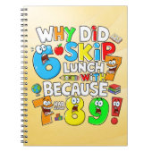 Funny Maths Numbers Notebook for Primary School Notitieboek (Voorkant)
