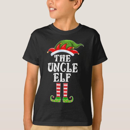 Funny Matking Family The Oom Elf kerstkosten T-shirt (Voorkant)