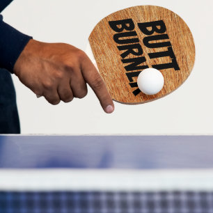FUNNY MATT BURNER PINGT PONG PADDLE TAFELTENNISBATJE