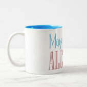 Funny May Bevat alcohol Tweekleurige Koffiemok (Links)