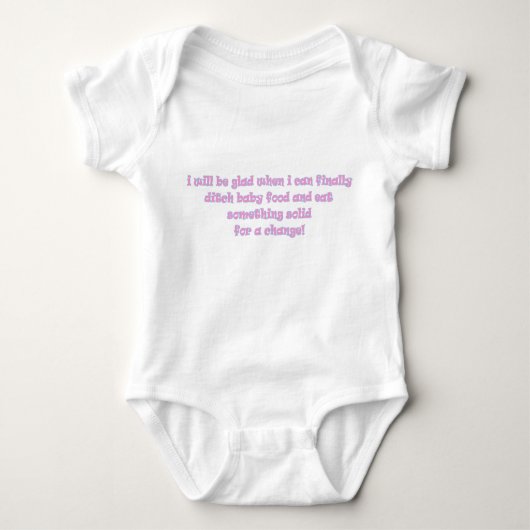 Funny Mealtime Romper (Voorkant)