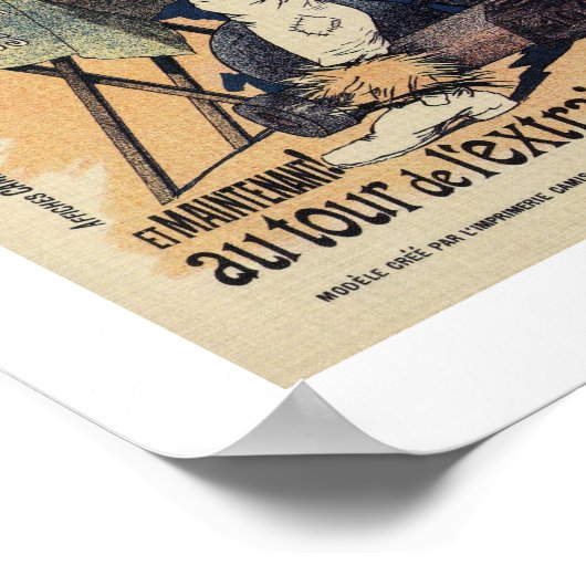 Funny  meat extract adverteren poster (Hoek)