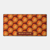 Funny Meatballs - Man Eten met Eigen Slogan / Naam Bureaumat (Voorkant)