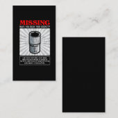 Funny Mechanic 10mm Socket Missing Workshop Tool Visitekaartje (Voorkant / Achterkant)