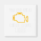 Funny Mechanic Check Engine Light Car Auto Repair  Magneet (Voorkant)