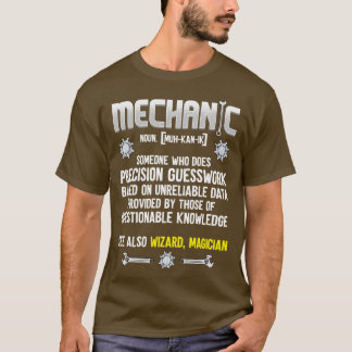 Funny Mechanic Definition T-shirt