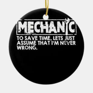 Funny Mechanic Engineer Repairman technicus Keramisch Ornament