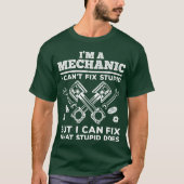 Funny Mechanic For Men Dad Car Auto Diesel Automo  T-shirt (Voorkant)