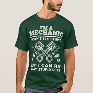 Funny Mechanic For Men Dad Car Auto Diesel Automo  T-shirt