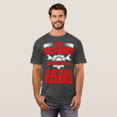 Funny Mechanic Gag Gift Offsive Humor Vliegtuig T-shirt (Voorkant volledig)