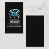 Funny Mechanic Garage Workshop-technicus Visitekaartje (Voorkant / Achterkant)