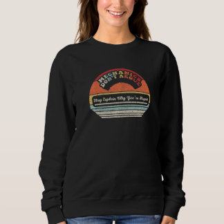 Funny Mechanic Gift Retro Mechanics Don't Argue Sa Trui
