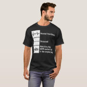 Funny Mechanic Heartbeat bij een 10mm-socket T-shirt (Voorkant volledig)