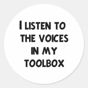 Funny Mechanic T-shirts en geschenken Ronde Sticker