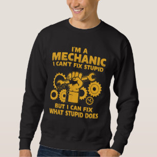 Funny Mechanic voor mannen Pap auto-mechanisch Trui