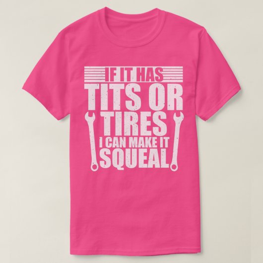 Funny Mechanic Wull-auto T-shirt (Design voorkant)